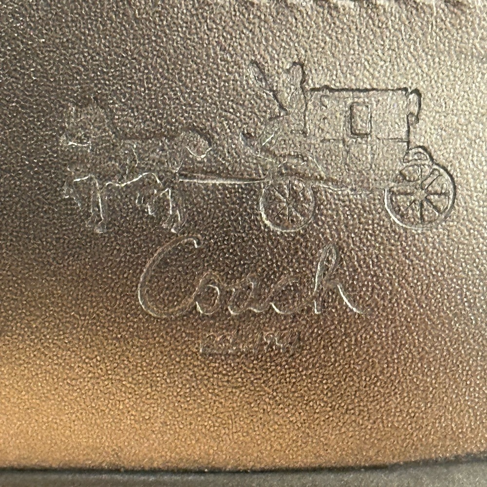 UGC COACH Woman’s Bobbey Black & Gray Signature C Logo Shoe Size 10 - Picture 7 of 8